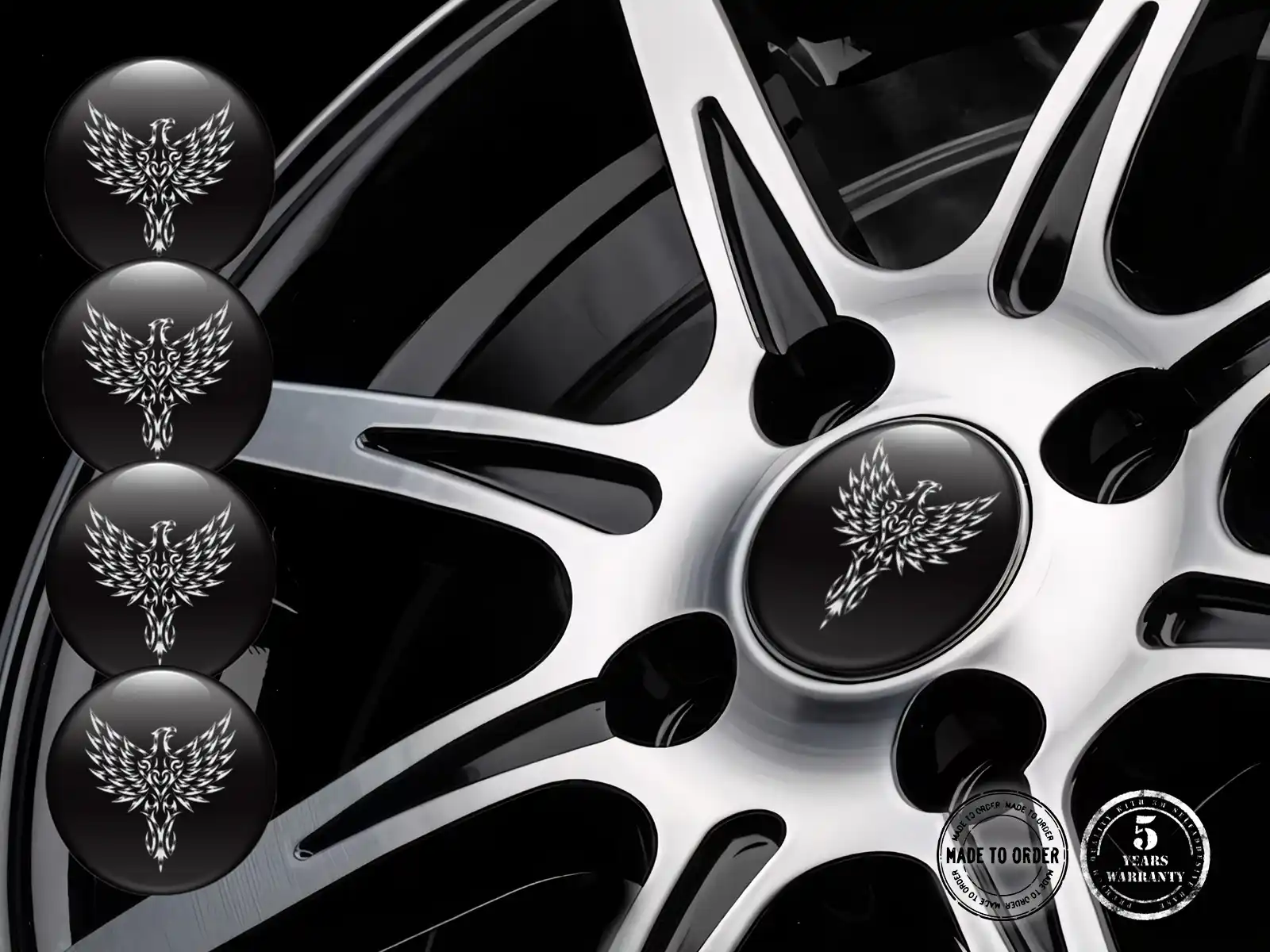 Sticker dome Premium Edition Sports Car Labels